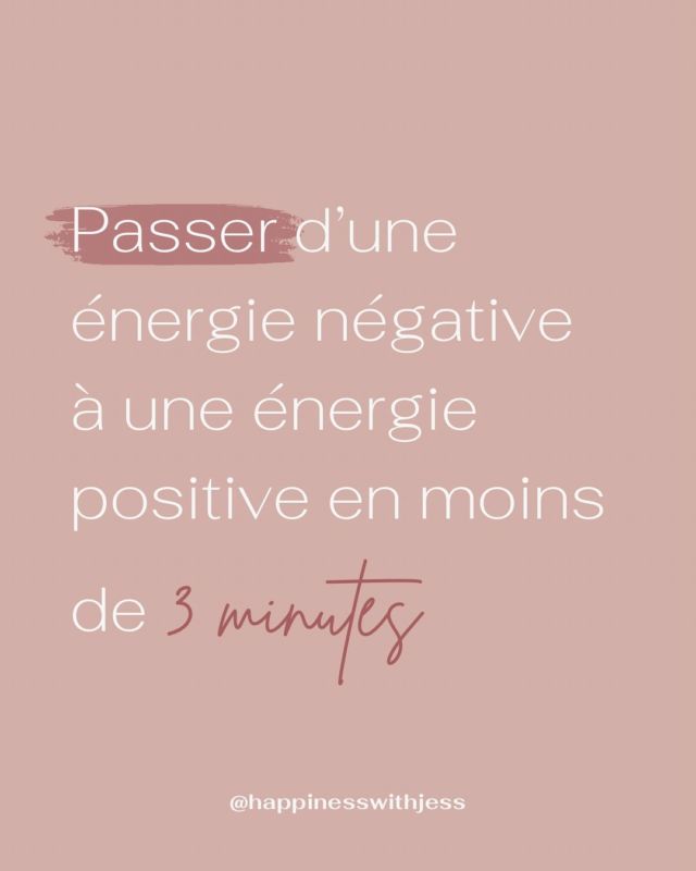 Il y a des jours où, pour 1001 raisons, tu ne te sens pas au top ☁️

C’est OK et nous ne sommes pas obligées d’avoir la positive attitude 24h/24 🌈

Mais parfois, on a juste besoin d’un petit coup de pouce pour changer tout ça et se sentir mieux ☀️

Je te propose aujourd’hui 5 petites astuces qui feront shifter ton énergie quasi instantanément ✨

Dis-moi en commentaire laquelle est ta préférée ❤️ 
.
.
.
#énergie #énergiepositive #développementpersonnel #coach #coachdevie #coachbruxelles #coachmotivation #motivation #changement #mindset #bienêtre