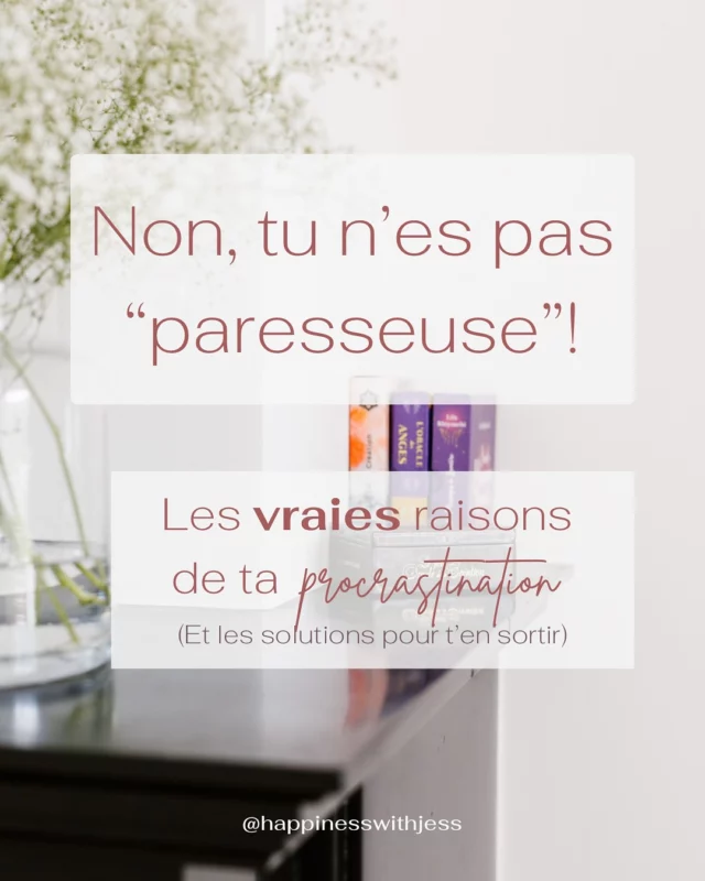 Tu as une tâche à faire, mais tu la repousses encore et encore… 🤦🏼‍♀️

Pourquoi ? Parce que la procrastination n’est pas une question de paresse mais souvent un mécanisme de protection face à une difficulté dissimulée 🫣

📌 Manque de confiance en toi
📌 Peur de l’échec
📌 Perfectionnisme excessif
📌 Objectif flou ou peu motivant
📌 Manque de compétences ou de clarté sur la marche à suivre

💡 La bonne nouvelle ? 
Il existe des solutions pour chacune de ces causes 🥳

Swipe sur la gauche pour les découvrir et enfin passer à l’action 💪🏻

Et toi, quelle est LA raison qui te bloque le plus souvent ? Dis-moi en commentaire ! ⬇️

#procrastination  #passagealaction #développementpersonnel #confianceensoi #motivation  #mindset  #coaching #coachdeveloppementpersonnel #objectif